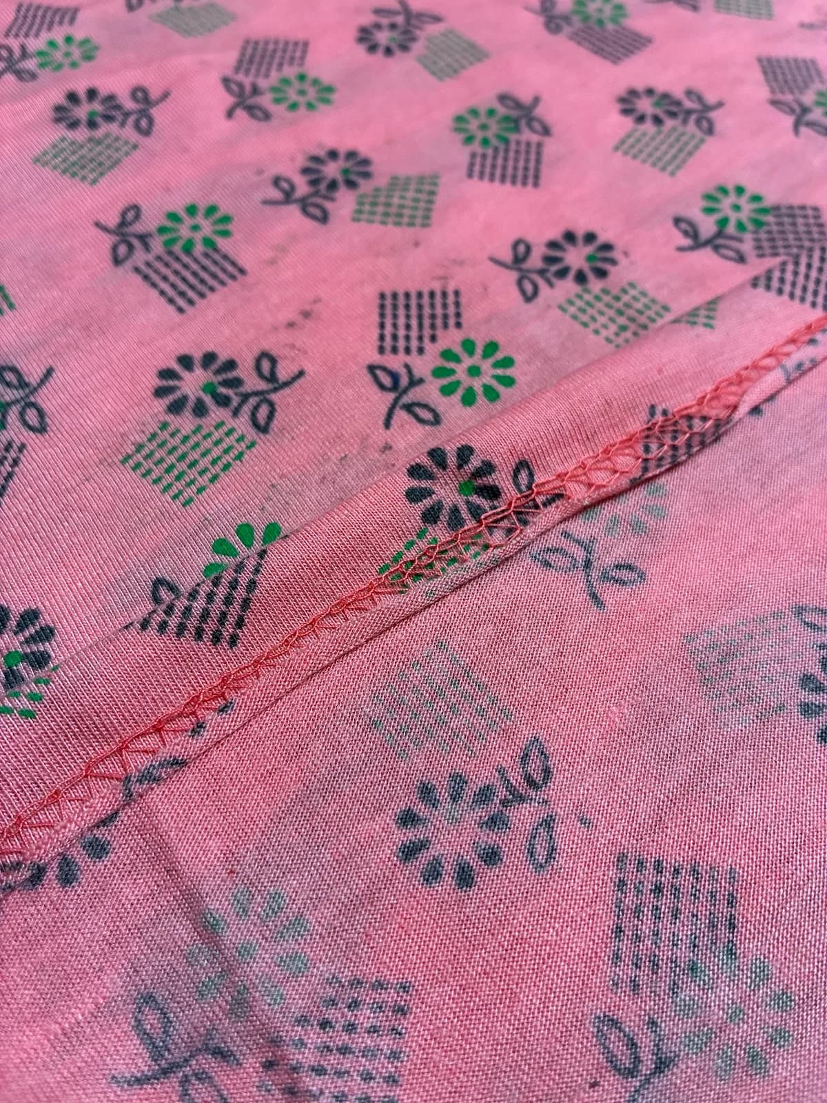 Pink Women’s Floral Printed Soft Nightgown with Lace & Front Zip