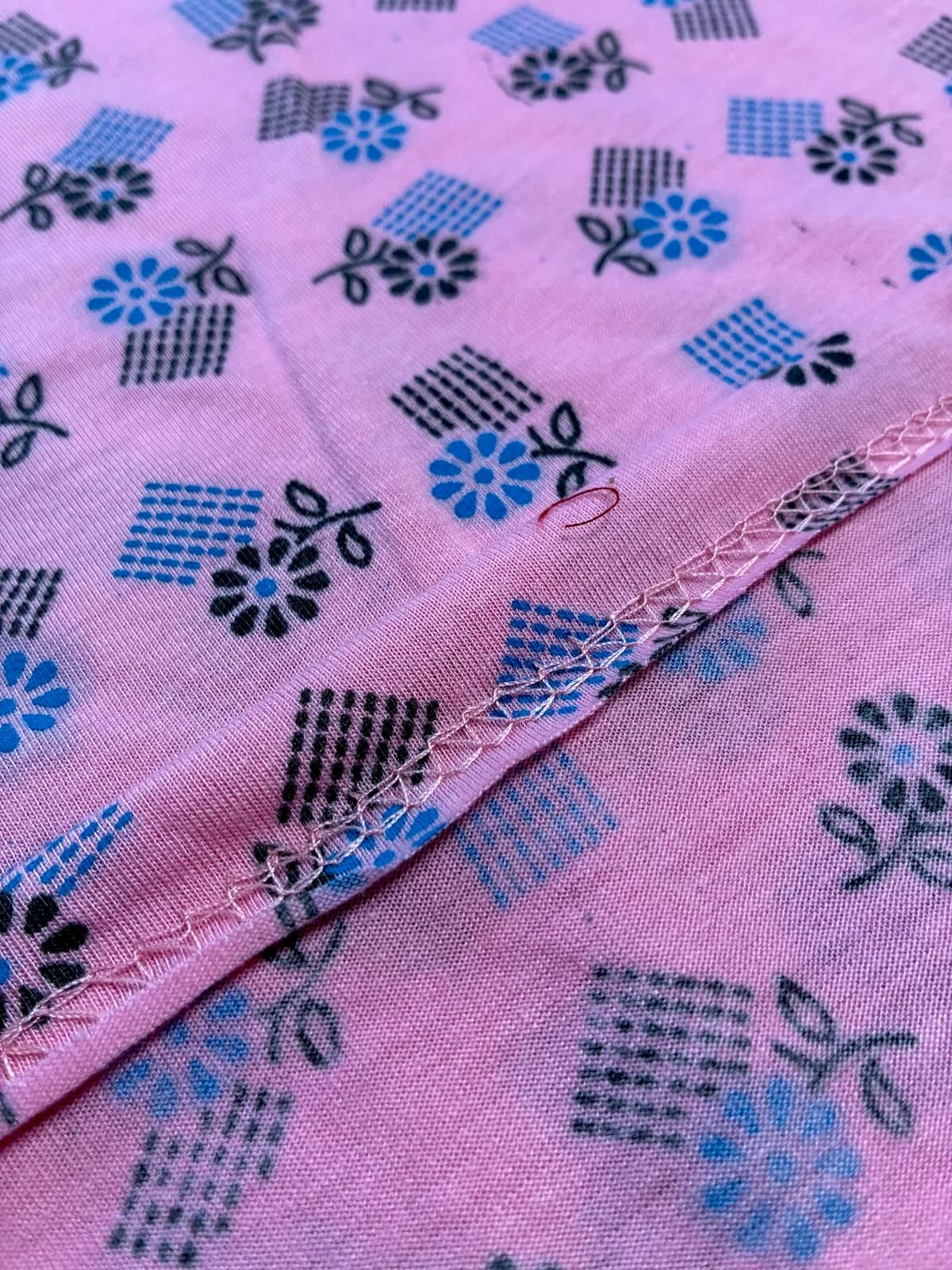 Light Pink Women’s Floral Printed Soft Nightgown with Lace & Front Zip