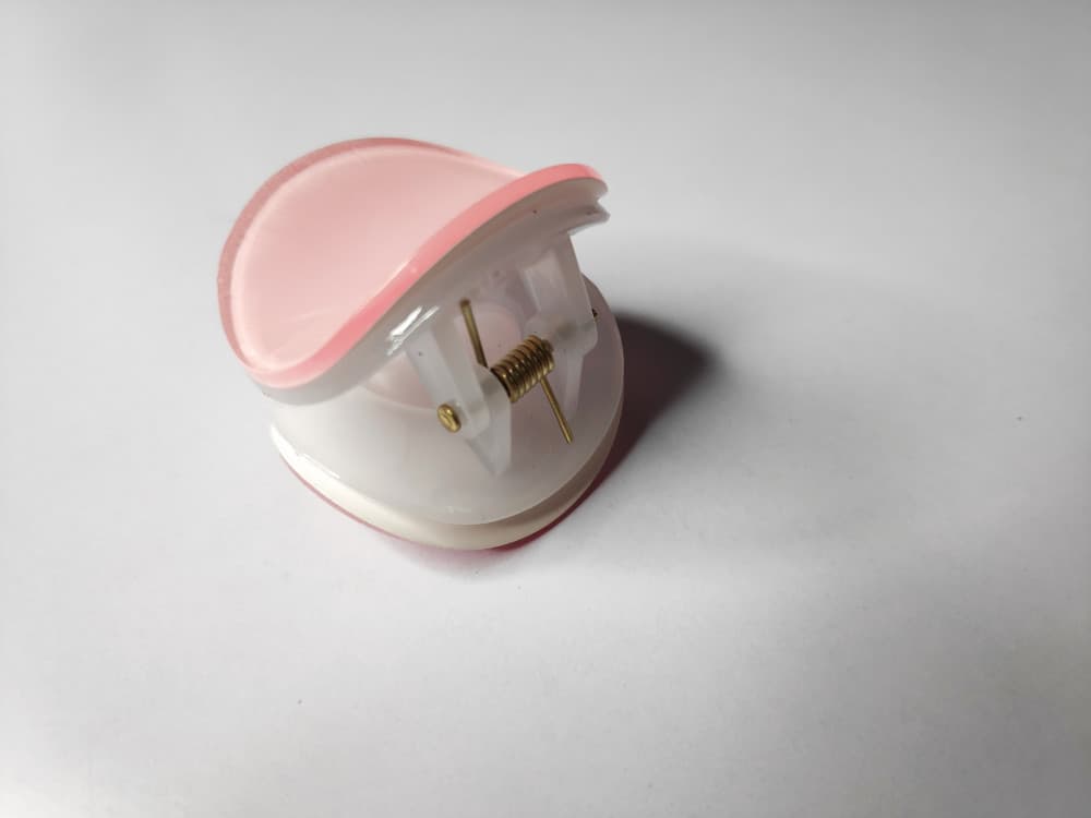 Baby Pink Clutcher Clip Round hair accessories for women/girls