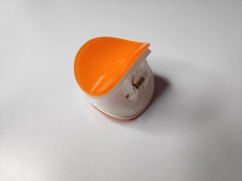 Orange Clutcher Clip Round hair accessories for women/girls
