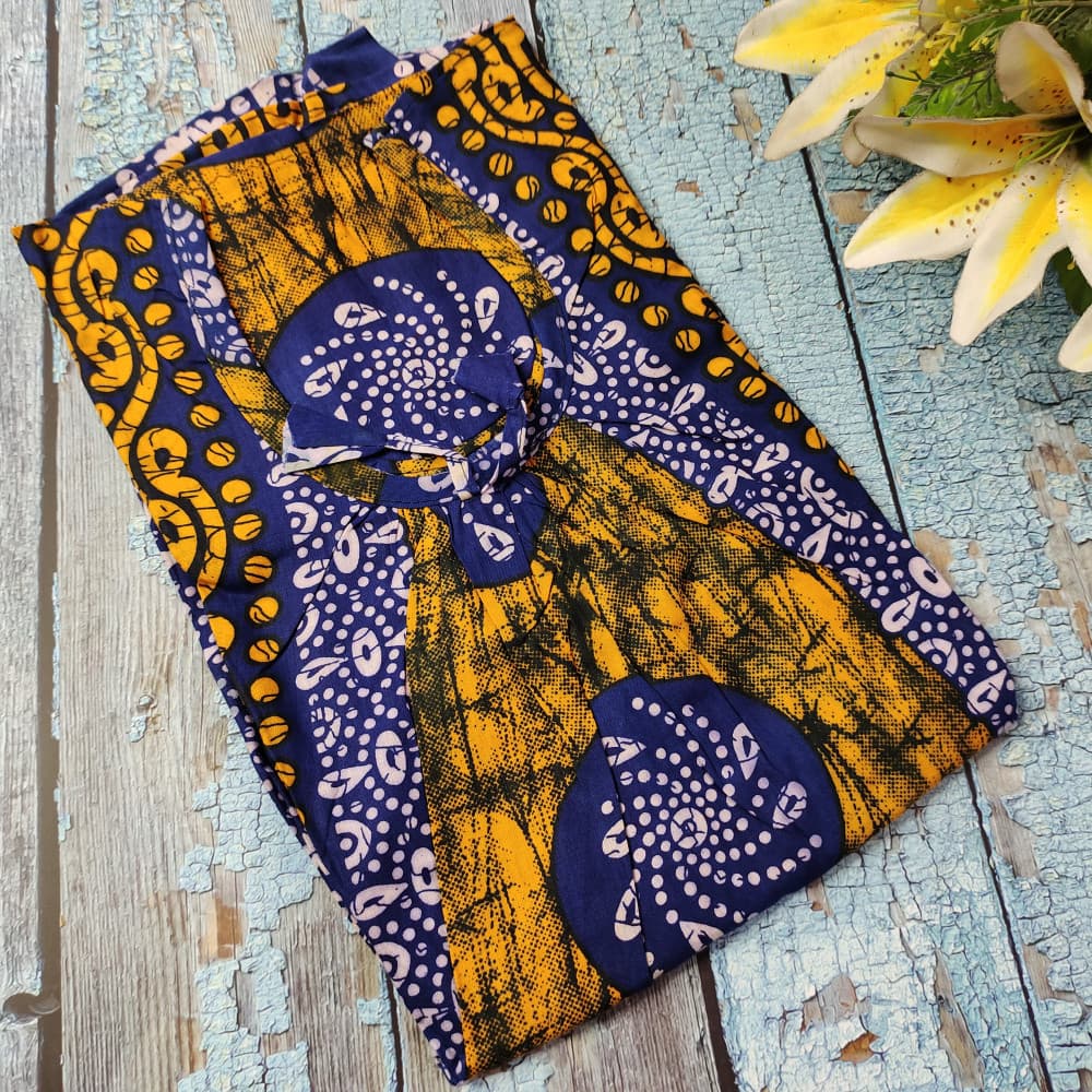 Blue Cotton Printed Nighty for women