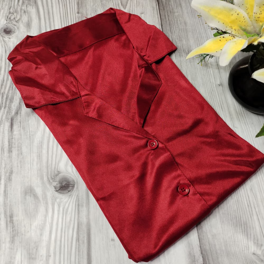 Maroon Night Suits for Girls/Ladies