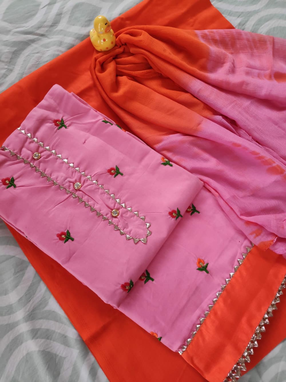 Pink Casual Wear Suit