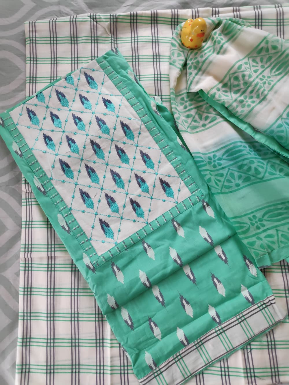 Sea Green Casual Wear Suit