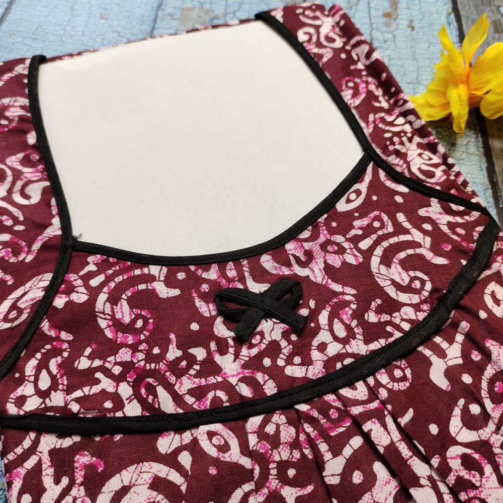 Coke Summer Nighty for Women Batik Print
