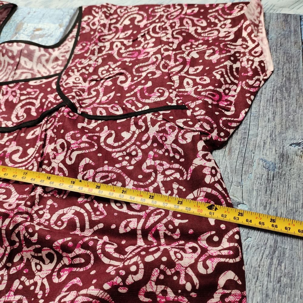 Coke Summer Nighty for Women Batik Print
