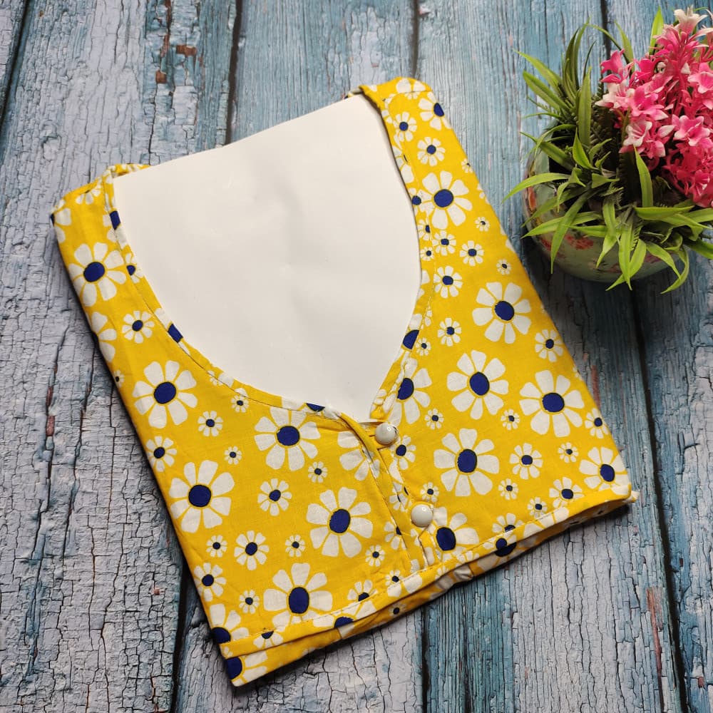 Yellow XXXL Pure Cotton Nighty for Women