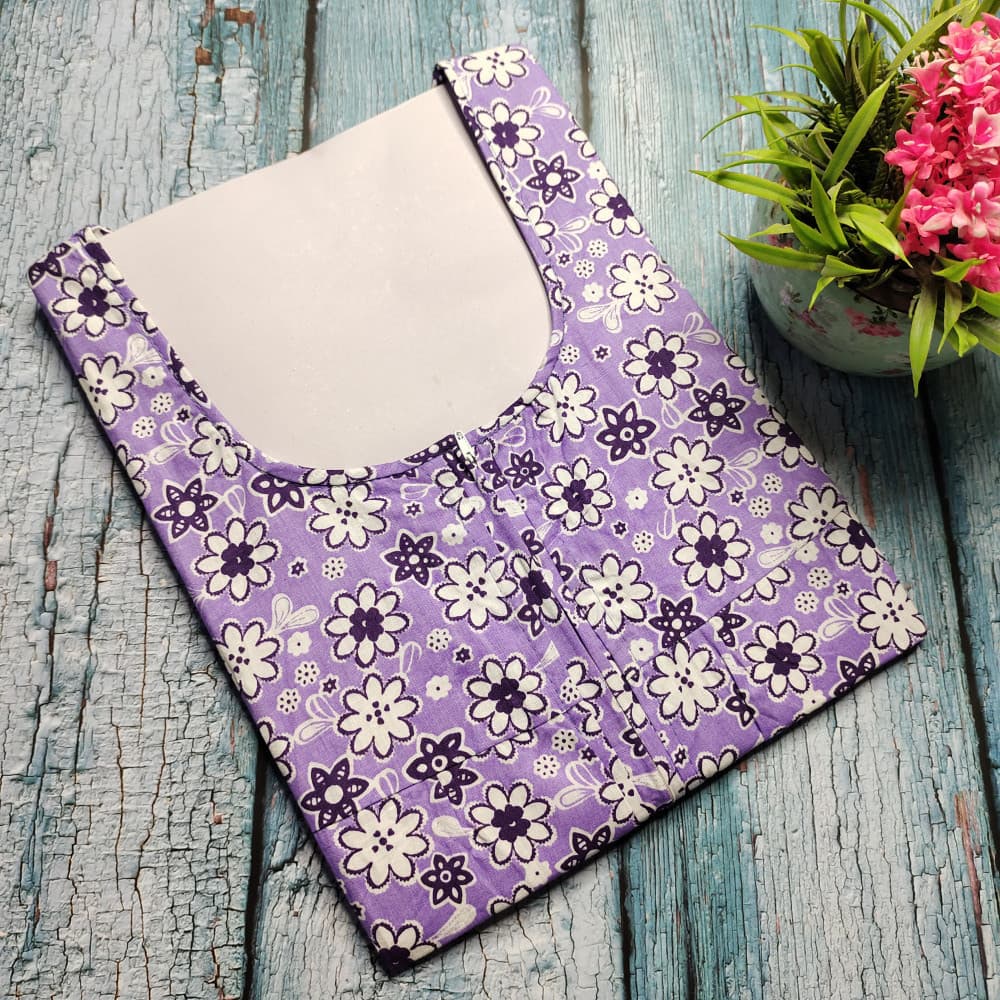 Purple XXXL Pure Cotton Nighty for Women