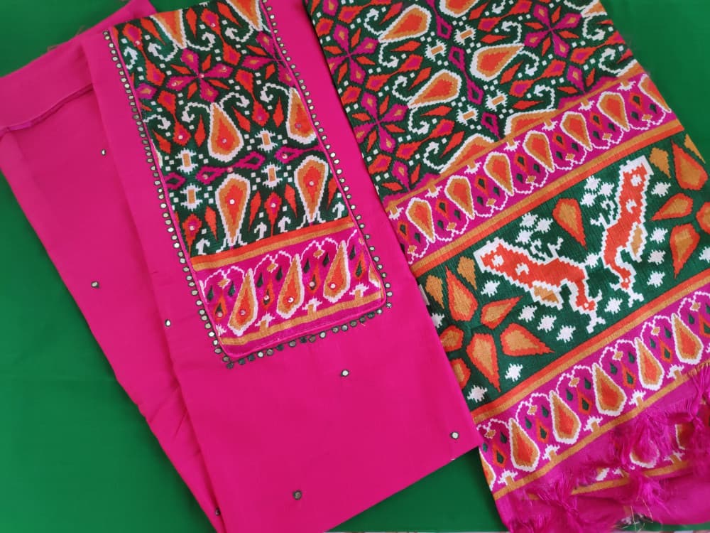 Magenta Casual/ Festive Wear Suit