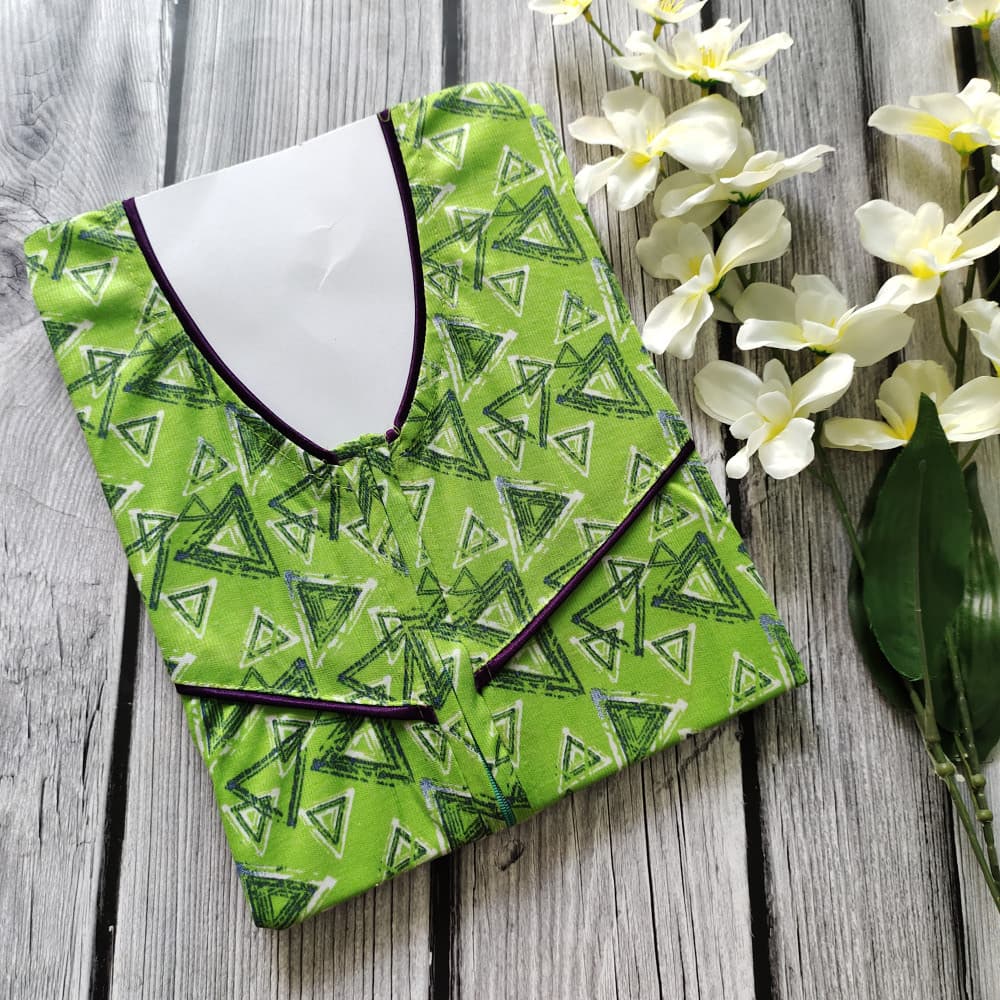 green Hosiery Nighty for Women