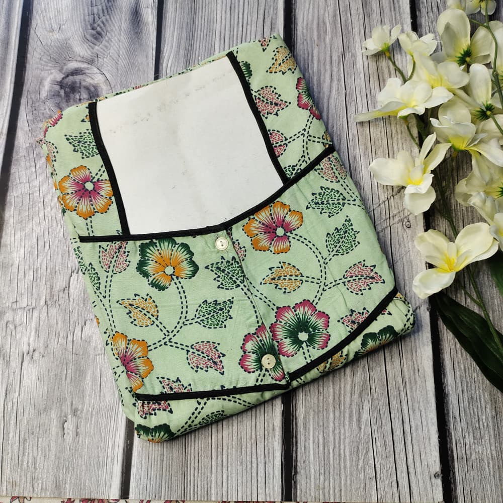 green Feeding Nighty for Women