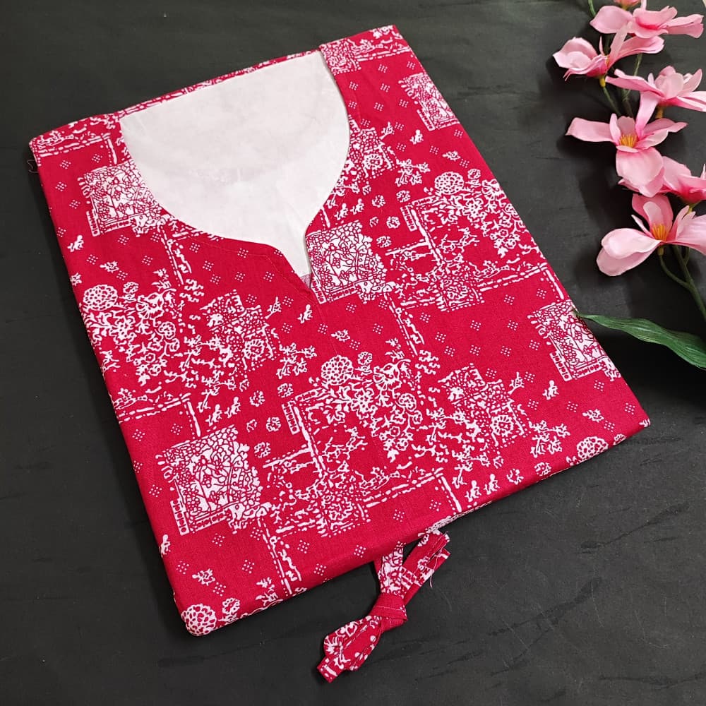 Dark Pink Kaftan Nighty Pure Cotton