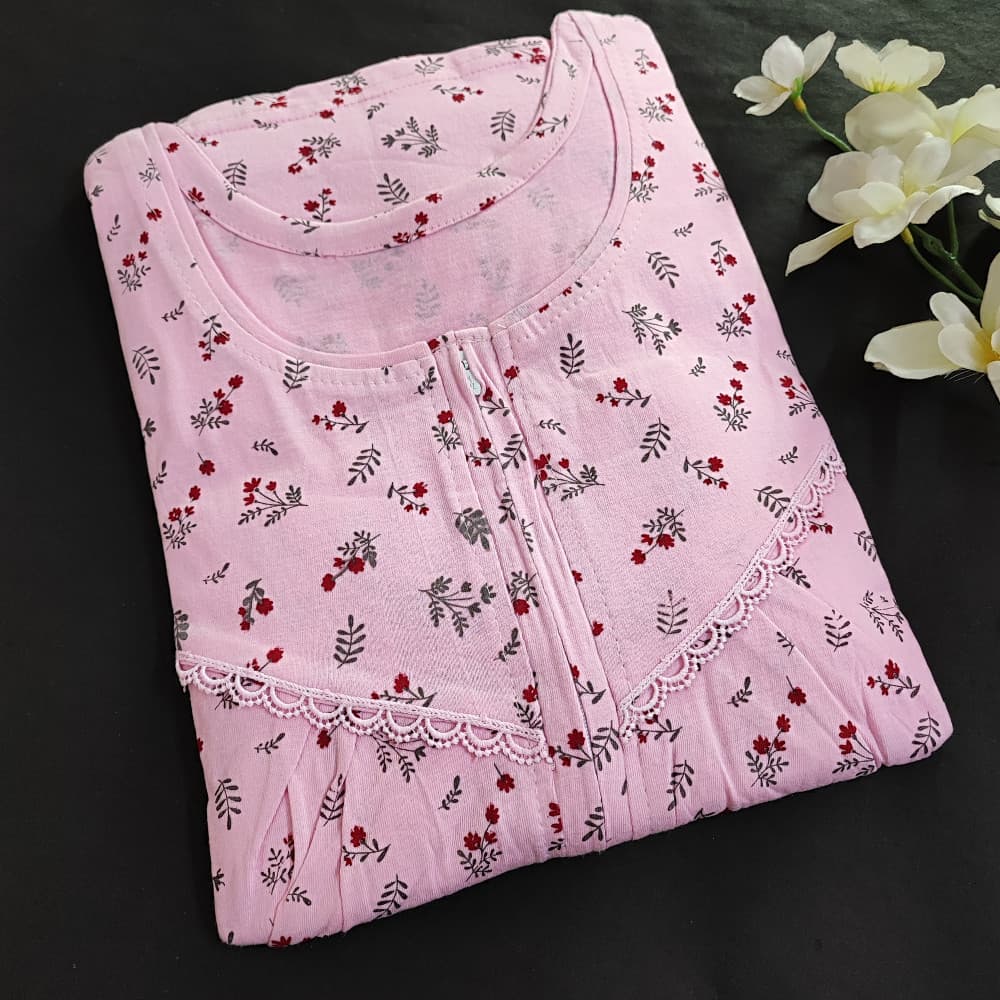Baby Pink Beautiful & Comfortable Modal Fabric Nighty