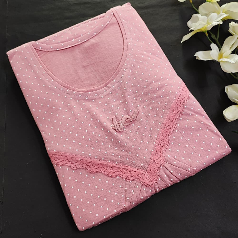 Mauve Beautiful & Comfortable Modal Fabric Nighty