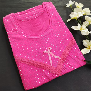 Magenta color Nightwear - Beautiful & Comfortable Modal Fabric Nighty